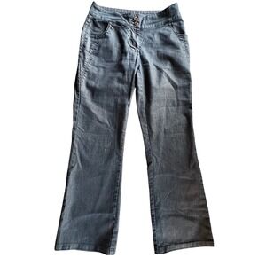 Christopher & Banks Denim Pants Womens 4 Indigo Excellent Stretch Bootcut